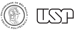 O logotipo da usp em um fundo preto.